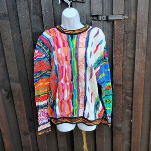 Unisex Colorful COOGI Sweater, Rare Colorway